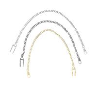 Abaodam 3PCS Vintage Pocket Watch Chains 37.5cm Lobster Clasp Metal Fob Chains for Men Women Antique Mechanical Quartz Watches Clip Accessories