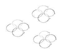 Abaodam 3pcs Violin Strings Steel Core Ball End E for Full Violins for Beginners and Students for Practice and Performance