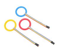 Abaodam 3pcs Walking Safety Ropes with Handles, Preschool Leash Set in Blue, Red, Yellow, Anti-Lost Walking Rope for Kindergarten Outdoor Activities