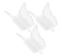 Abaodam 3pcs Window Lock Security Bar Butterfly Shape Latch for Enhanced Safety Easy Installation Sliding No Drilling Required for Homes and Families