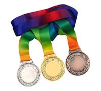 Abaodam 3pcs Winner Medals Lightweight Gold Silver Award Medals for Sports Events and Competitions for Bags and Motivational Prizes