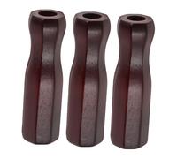 Abaodam 3pcs Wood Foosball Handle Grip Octagonal Non-slip Table Soccer Replacement Parts Solid Wood Foosball Table Handles for Enhanced Control and Comfort