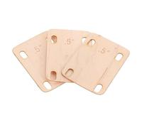 Abaodam 3pcs Wooden Guitar Neck Spacers Guitar Neck Shim for Rest Adjustment Accessory