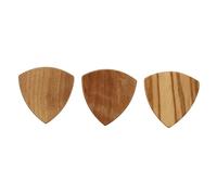 Abaodam 3pcs Wooden Guitar Picks Large Triangle Bass Plectrum Instrument Picks for Acoustic and Electric Guitar Accessories