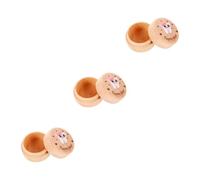 Abaodam 3pcs Wooden Tooth Keepsake Box for Boys and Girls Design for Storing Teeth Modern Simple Storage for Nurseries and Bedrooms Lasting