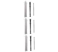 Abaodam 3sets Boys and Girls Soprano Recorder Clarinet Cleaning Rod Musical Instrument for Boys and Girls and