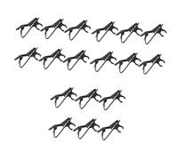 Abaodam 3sets Clip Mini Lapel Mic Holder Clip Mic for Iron Lav Accessory Perfect for Speeches Meetings Online Chat 10pcs*3