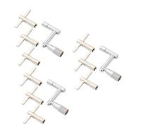 Abaodam 3sets Continuous Motion Key Drum Tuner Metal Drum Key Wrench for Quick Drumhead Changes 4pcs*3