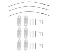Abaodam 3sets Furniture Falling Device Furniture Anchors for Proofing Nylon Material to Wall for Bookcase for Boys and Girls Safety