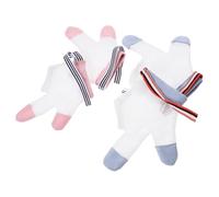 Abaodam 3sets Infant Finger Stop Thumb Sucking Glove Bite Gloves for Children Teething Mittens Mesh Design 2pairs*3