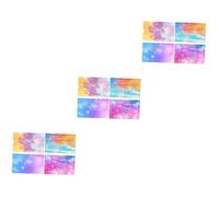 Abaodam 3sets Kalimba Lover's Present Mini Kalimba Note Stickers Music Keyboard Note Stickers Easy to Peel 4pcs*3