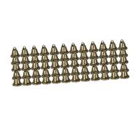 Abaodam 3sets Metal Craft Bells Mini Christmas Bells Decorative Ornaments Festive Wind Chime Accessory 20pcs*3