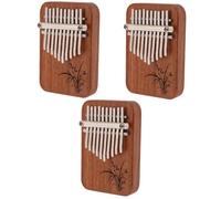 Abaodam 3sets Mini Kalimba Finger Piano Keys Portable Hand Piano for Beginners Construction Small Musical Instrument Easy to Play