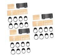 Abaodam 3sets Percussion Instrument Accessories Finger Picks Drum Stick Holder Note Stickers Finger Sleeves for Tongue Drum
