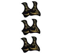 Abaodam 3sets Professional Guitar Pickguard Decals Self-adhesive Stickers for Electric/acoustic Guitars 2pcs*3