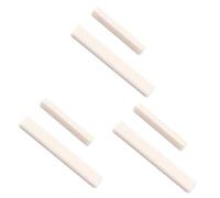 Abaodam 3sets Ukulele Bridge Saddle Nut Genuine Ox Bone Enhanced Sound for Easy Play