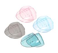 Abaodam 4 Pairs Protective Eyeglasses Side Shields Made of Flexible Tpu Material, Easy to Take and Designed to Protect The Side of Your Eyes, Suitable for Sunglasses and Eyeglasses Use