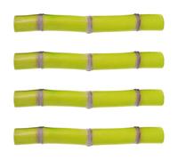 Abaodam 4 Pcs Artificial Simulated Sugar Cane Models Plastic Decorative Props for Restaurant Displays Photography Fruit Window Enhancements Realistic Lifelike Design