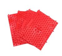 Abaodam 4 Pcs Foot Massager Pad Pellet Massage Ball Design for Reflexology and Arch Massaging, Made of Sturdy TPR Material, Easy to Store, for Home and Outdoor Use
