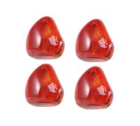 Abaodam 4 Pcs Natural Sardonyx Agate Stones Small Tumbled Healing Crystals for Home Decor Meditation Palm Massage Unique Irregular Shape Decorative Pocket Rocks Random Color