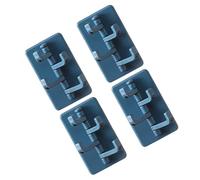 Abaodam 4 Pcs Self-Adhesive Rotatable Four-Claw Hooks Wall Mounted Utility Hooks for Home and Office Pp Material Suitable for Belts and Shoes