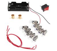 Abaodam 4 Sets Electrical Experiment Kit Physics Experiment Kit Experimental Circuit Board Electricity Teaching Tools for Circuit Learning