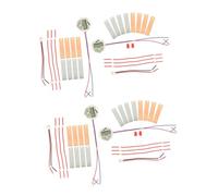 Abaodam 4 Sets Fruit Battery Science Experiment Kit for DIY Electrical Circuits with Potato Clock Stem Educational for Home Teaching and School Science Projects