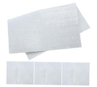 Abaodam 4 Sheets Beekeeping Insulation Pads Pearl Cotton Aluminum Foil Reflective Heat Shield for Beehive Temperature Control Lightweight Portable Apiculture Supplies