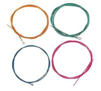 Abaodam 4-String Electric Bass Guitar Strings Set Colored Replacement Strings for Universal Use Sturdy and Easy to Install Bass Accessories