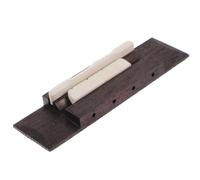 Abaodam 4 String Ukulele Bridge with Great Working Performance and Classic Gorgeous Look with Ox Bone Saddle, Easy to Install Ukulele Guitar Accessory for Folk Instrument Repair