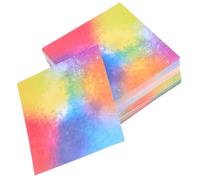 Abaodam 400pcs 9.5cm Square Colorful Origami Paper for Crafts Kindergarten DIY Art Folding Paper Sheets for Crane Making and Creative Projects