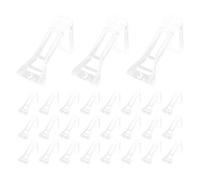 Abaodam 40pcs Badge Display Holder Foldable Structure Ps Material Nano Adhesive Effortless Mounting for Home Decoration Desktop Display