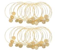 Abaodam 40pcs Belly Dance Bracelets Egyptian Style Wrist Jewelry for Costume Performance Dancing Accessories Lightweight Comfortable Wrist for Women