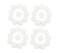 Abaodam 40pcs Flute Hole Plug Flute Repair Parts Accessories for Open Hole Plug Covers White Accessories