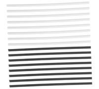 Abaodam 40pcs Guitar Fingerboard Inlay Markers Abs Side Dot Position Markers Easy to Install and Remove Clearer Sound Black and White for Guitar Beginners