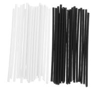Abaodam 40pcs Guitar Fingerboard Side Dot Markers 15mm Black and White Inlays for Acoustic and Electric Guitars Essential Accessories for Improved Playing Skills