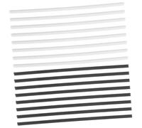 Abaodam 40pcs Guitar Fretboard Side Dot Markers Black White Inlayed Fret Markers for Easy Installation Fit for All Guitar Types Learning Tool for Beginners