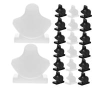 Abaodam 40pcs Miniature Dollhouse Jewelry Stands Lightweight Mannequin Necklace Holders for Pretend Play Dollhouse Accessories Decorative Mini Display Stands