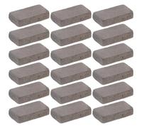 Abaodam 40pcs Miniature Grey Bricks Model Building Supplies Small Wall Bricks for DIY Turtle Tank Steps Garden Terrarium Accessories Realistic Fake