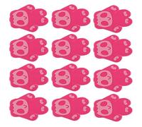 Abaodam 40pcs Non-slip Dog Paw Grips Pink Breathable Protective Pads for Outdoor Activities Hardwood Floors Crates Shock Absorption Traction Covers for Active Pets