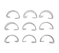 Abaodam 40pcs Quail Cage Hooks Stainless Steel 4cm Fixed Pet Bird Cage Hooks for Poultry Farming and Animal Enclosures