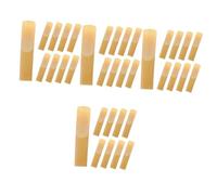 Abaodam 40pcs Saxophone Reeds for Alto Sax Instrument Accessories Hand-made Reed for Saxophone Replacement Parts for Practice Performance