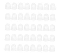 Abaodam 40pcs Silicone Fingertip Guards for Guitarists Felting Finger Sleeves Soft and Breathable Protect Your Fingers