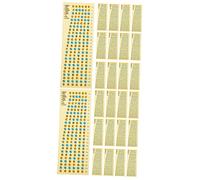 Abaodam 40pcs Ukulele Finger Guide Sticker for Fretboard Fretboard Notes and Scale Stickers for Beginner Guitar Practice and Learning