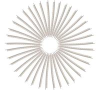 Abaodam 40pcs White Copper Classical Guitar Fret Wire Acoustic Electric Fretboard Replacement Luthier Tool Resistant for Guitar Repair and Build