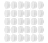 Abaodam 40pcs White Plastic Nail Art Spindle Rotating Bearings, High-speed Mini Rotary Shaft for Nail Decor and DIY Creativity Booster, Universal Compatibility for Fingernail Art Designs