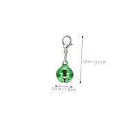 Abaodam 45pcs Pet Collar Bells Set Cute Cartoon Keychain Pendants for Cats and Dogs Decorative DIY Neckwear Accessories with Safe Auditory Feedback Multipurpose Charm Kit for Enhanced Pet