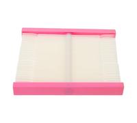 Abaodam 48-color Fan-shaped Nail Polish Display Sticks for Nail Art Teaching and Client Color Selection Plastic Practice Tips Suitable for Home and Salons