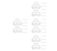 Abaodam 48pcs DIY Animal Masks for Birthday Easter Party Unpainted Blank Paper Chick Farm Animal Coloring Masks with Elastic Band Creative Graffiti Painting Craft for Cosplay and Dress-up