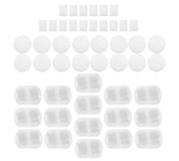 Abaodam 48pcs Pet Water Fountain Replacement Filters with Pre-filter Sponges Compatible Cat and Dog Water Dispenser Cartridge Change Chlorine-reducing Filter for Automatic Drinking